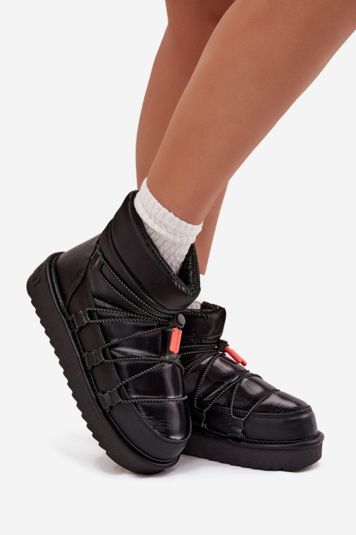 sniego batai Moteriškas su platforma D.Franklin DFSH370020 juodos spalvos