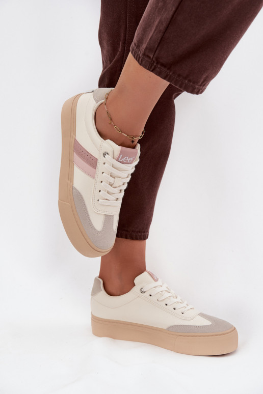 Sneakers modelio batai Moteriškas LEE AILANI INOMEN LOIN 50253004.02A Zgaszona Biel