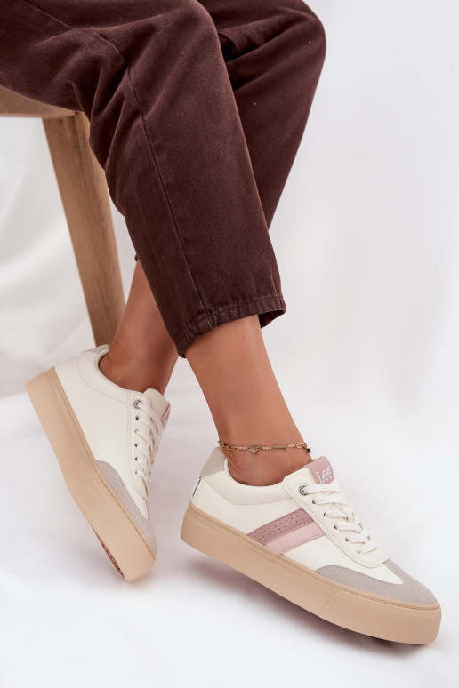 Sneakers modelio batai Moteriškas LEE AILANI INOMEN LOIN 50253004.02A Zgaszona Biel