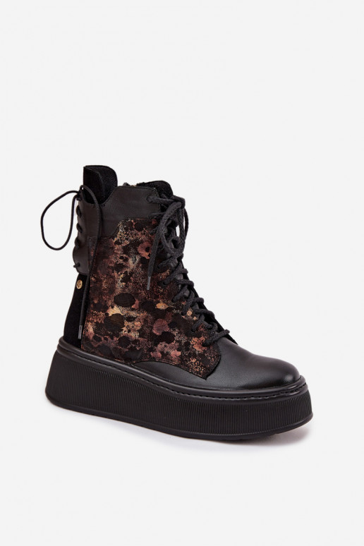 Oda Aulinukai su platforma Tai turiciejka 07086-01 juodos spalvos