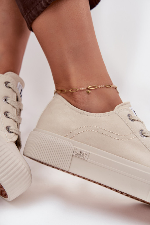 Laisvalaikio bateliai su platforma LEE ISLA C INOMEN LOIN 50253001.35E smėlio spalvos