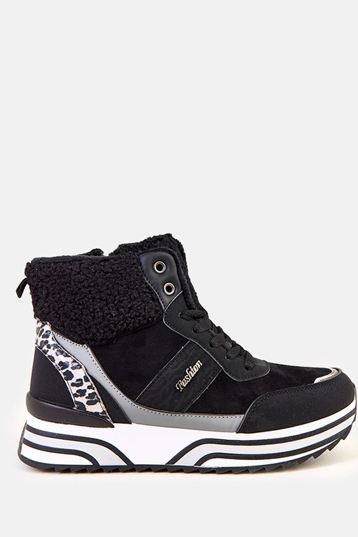 Juodi aukšti šilti sportiniai...