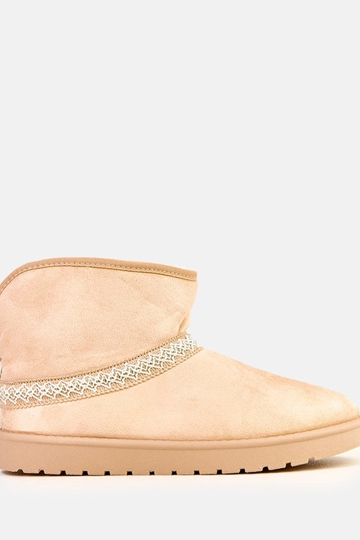 Smėlio spalvos žemi sniego batai iš...