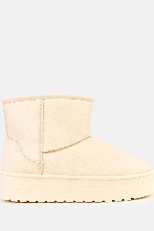 Smėlio spalvos žemi sniego batai su...