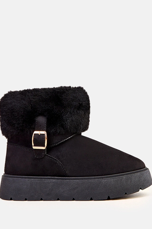 Juodi sniego batai su platforma...