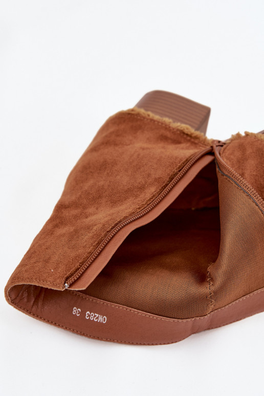 Moteriški aulinukaisuINyĮiniętą CholeĮką rudos spalvos Idalia