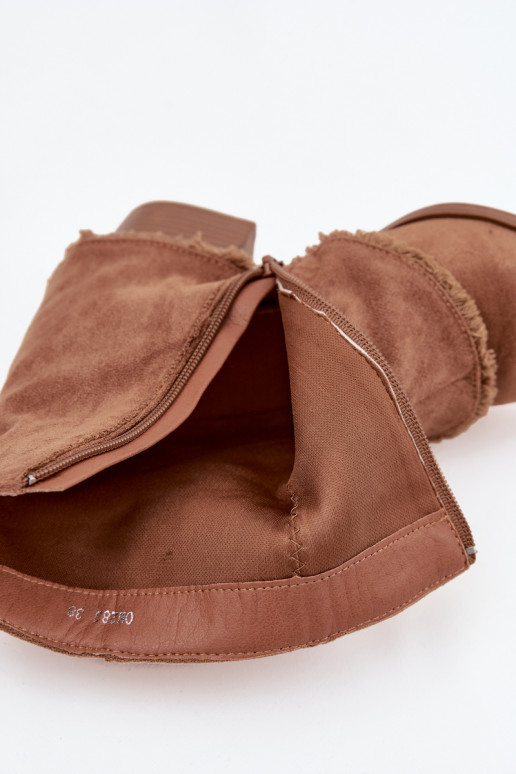 Moteriški aulinukaisuINyĮiniętą CholeĮką rudos spalvos Idalia