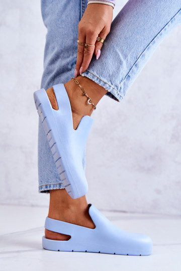 Guminės šlepetės mėlynos spalvos Meriko 2