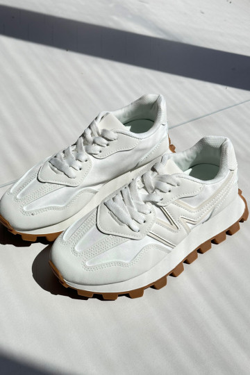 Sneakers modelio batai sportiniai bateliai Moteriškas baltos spalvos Kalelia 2