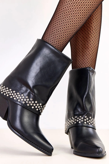 Juodi kaubojiški batai su... 2