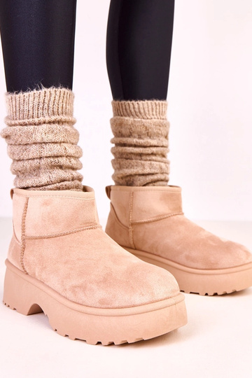 Smėliniai žemi sniego batai...