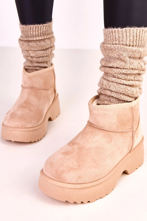 Smėliniai žemi sniego batai iš...