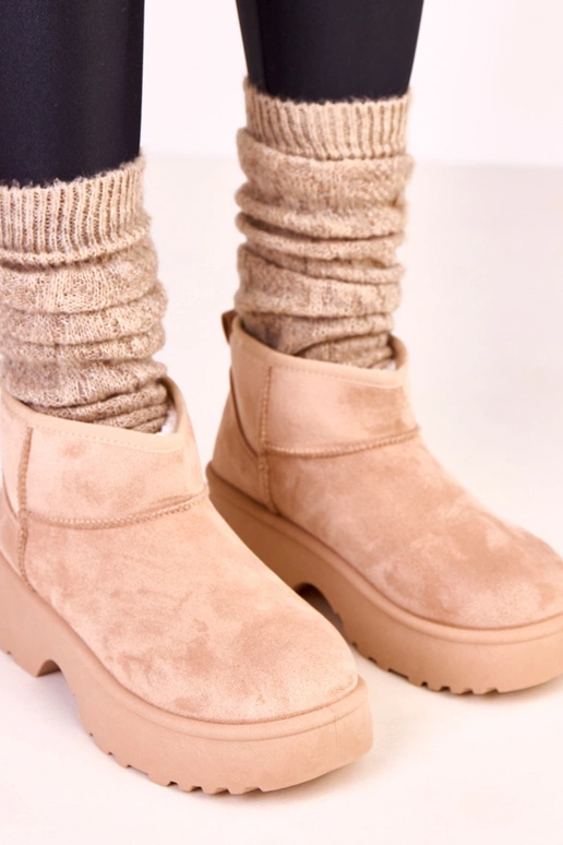 Smėliniai žemi sniego batai iš...