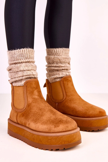 Rudi žemi sniego batai su...