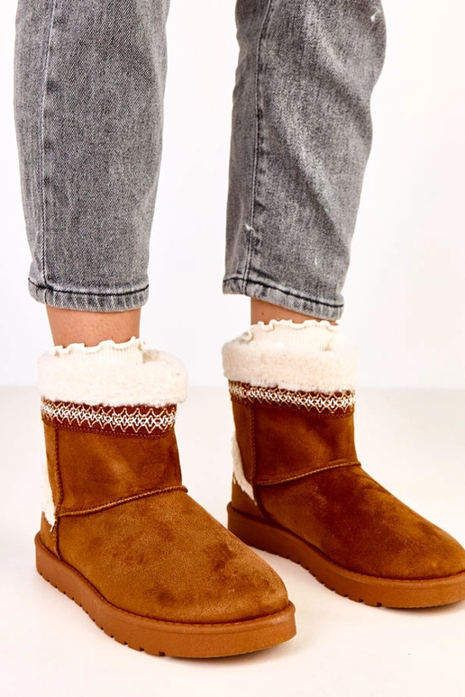 Karameliniai žemi sniego batai su...