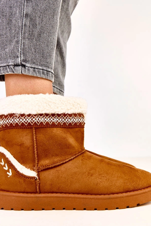 Karameliniai žemi sniego batai su...