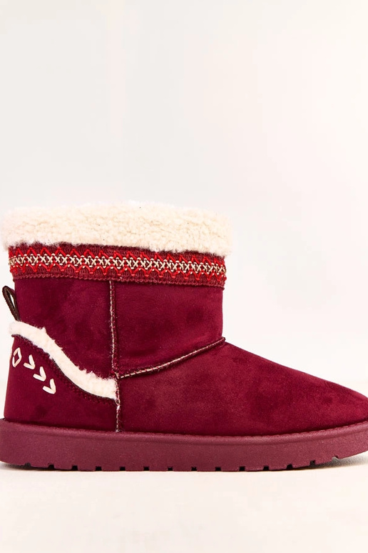 Bordo žemi sniego batai su...