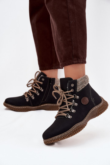 pašiltinti Aulinukai batai Moteriškas juodos spalvos Zenaya 2