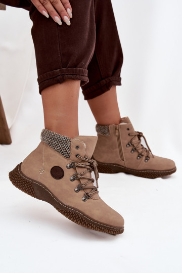 pašiltinti Aulinukai batai Moteriškas smėlio spalvos Zenaya