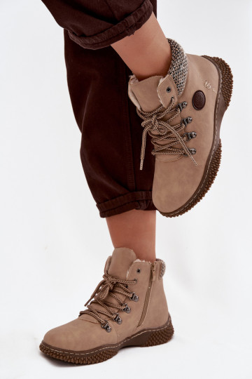 pašiltinti Aulinukai batai Moteriškas smėlio spalvos Zenaya 2