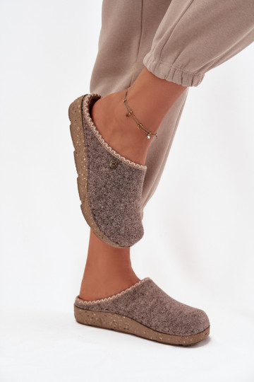 batai naminės Šlepetės Moteriškas Inblu ED000031 smėlio spalvos