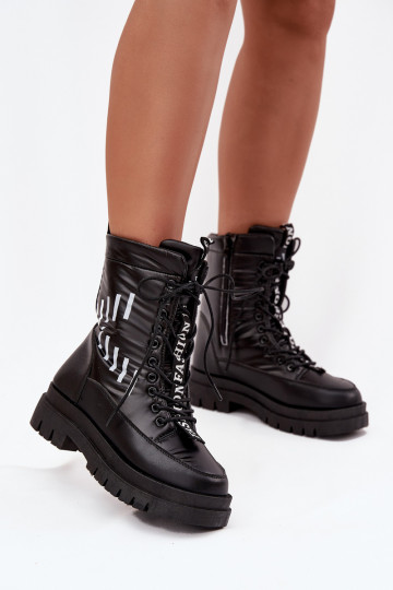 Moteriški suvarstomi sniego batai Vinceza 23-34586 juodos spalvos 2