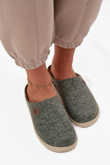 batai naminės Šlepetės Moteriškas Inblu CS000047 žalios spalvos