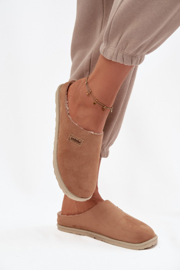 Šlepetės Moteriškas batai naminės Inblu CS000045 rudos spalvos