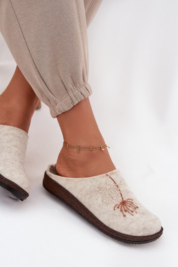 Moteriškas batai naminės Šlepetės Inblu NL000011 smėlio spalvos