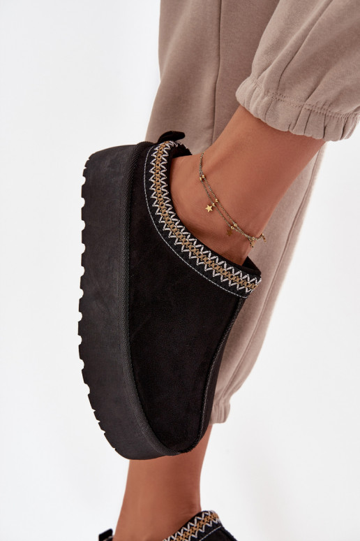 sniego batai Moteriškas Su puošniais Haftem juodos spalvos Jenira sniego batai Moteriškas Su puošniais Haftem juodos spalvos Jenira