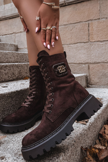 Aulinukai INokrery Moteriškas Su puošniais Elementas pašiltinti CzekoladoĮe Kalindra 2