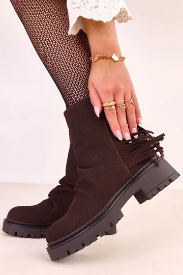 Šokolado spalvos Silia...