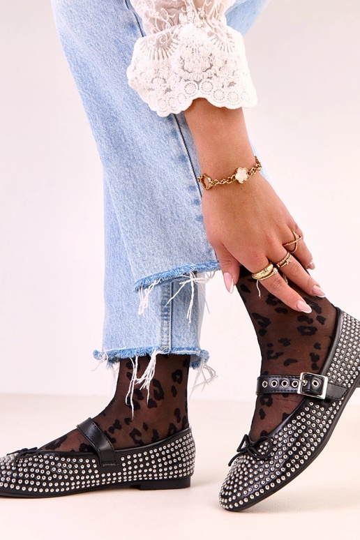 Juodos spalvos Mylie balerinės,... Juodos spalvos Mylie balerinės,...