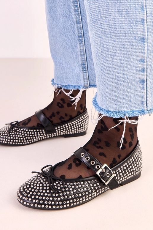 Juodos spalvos Mylie balerinės,... Juodos spalvos Mylie balerinės,...