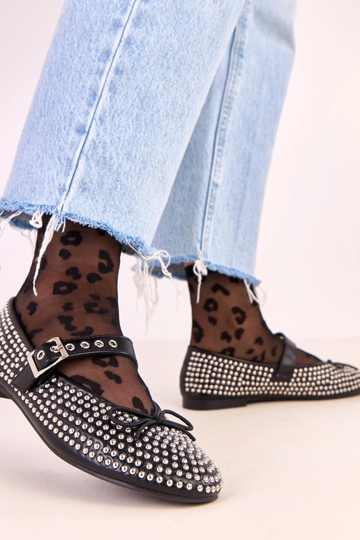 Juodos spalvos Mylie balerinės,... Juodos spalvos Mylie balerinės,...