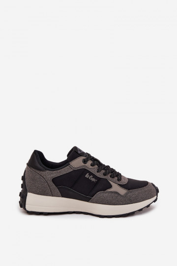 sportiniai bateliai Sneakers modelio batai Vyriški Lee Cooper LCJ-25-03-3795 pilka-juodos spalvos 2