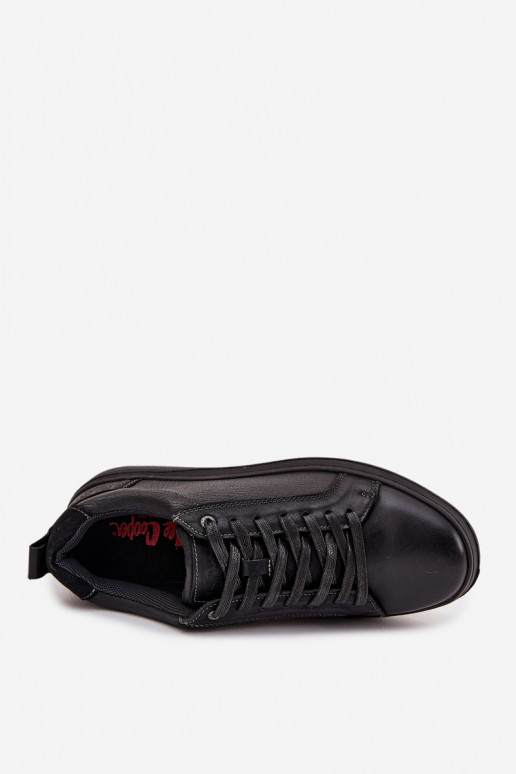 Oda Sneakers modelio batai Vyriški Lee Cooper LCJ-25-33-3965 juodos spalvos Oda Sneakers modelio batai Vyriški Lee Cooper LCJ-25-33-3965 juodos spalvos