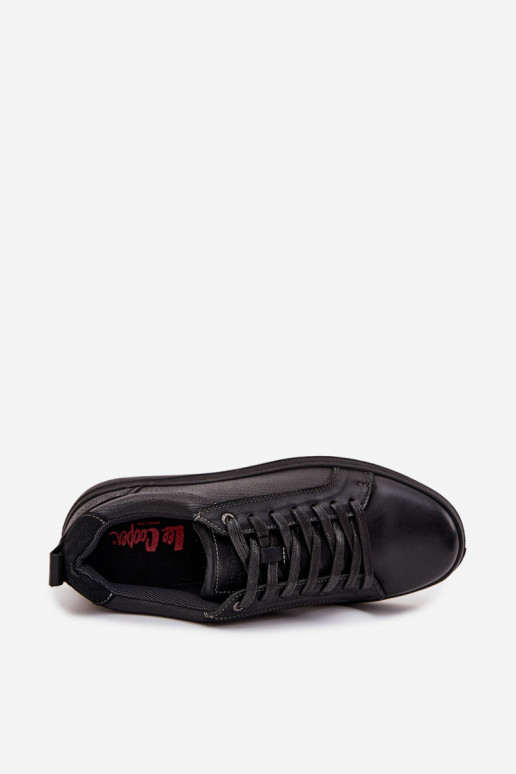Oda Sneakers modelio batai Vyriški Lee Cooper LCJ-25-33-3965 juodos spalvos Oda Sneakers modelio batai Vyriški Lee Cooper LCJ-25-33-3965 juodos spalvos
