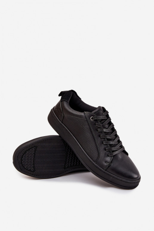 Oda Sneakers modelio batai Vyriški Lee Cooper LCJ-25-33-3965 juodos spalvos Oda Sneakers modelio batai Vyriški Lee Cooper LCJ-25-33-3965 juodos spalvos