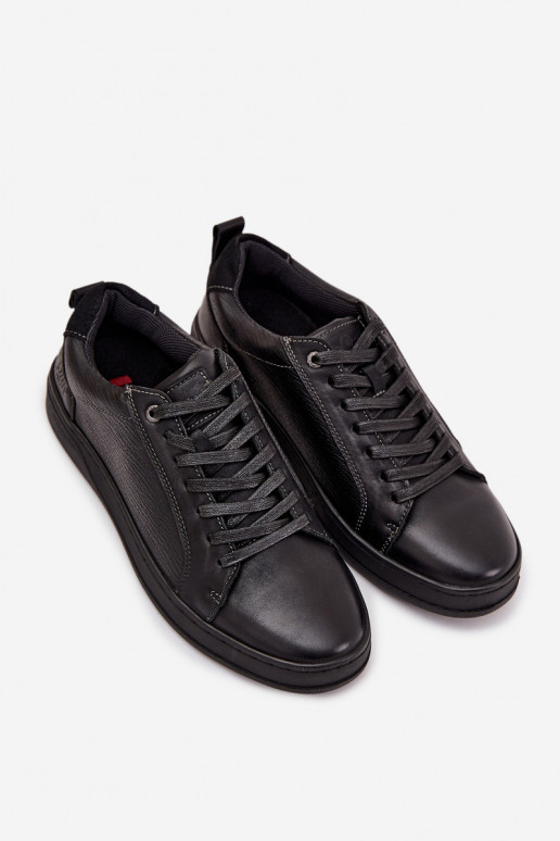 Oda Sneakers modelio batai Vyriški Lee Cooper LCJ-25-33-3965 juodos spalvos Oda Sneakers modelio batai Vyriški Lee Cooper LCJ-25-33-3965 juodos spalvos