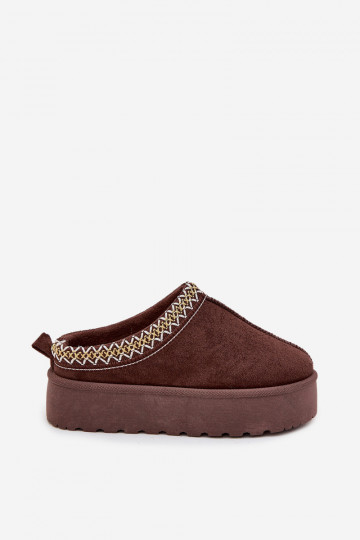 sniego batai Vaikiški JaunimassuHaftem su platforma CzekoladoĮe Jolisse 2