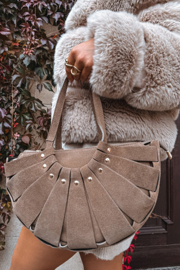 RankinėsuĮjungtaturalnego iš zomšosu dramblio kaulo spalvos Tialine