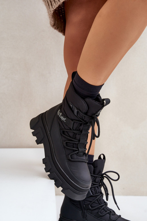 sniego batai Moteriškas Į Pilį Lee Cooper LCJ-24-47-3144 juodos spalvos