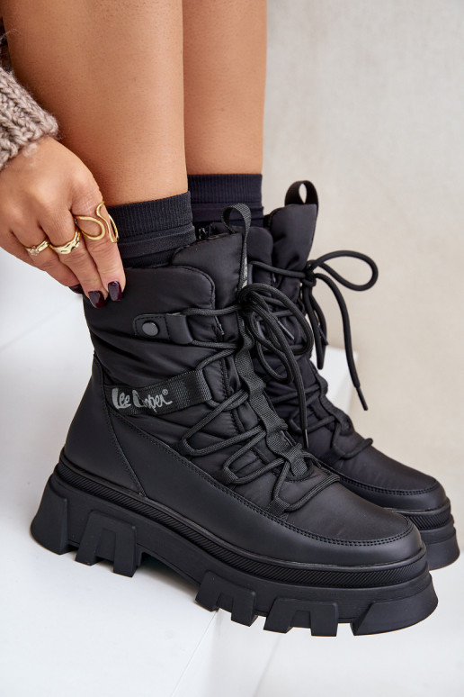 sniego batai Moteriškas Į Pilį Lee Cooper LCJ-24-47-3144 juodos spalvos