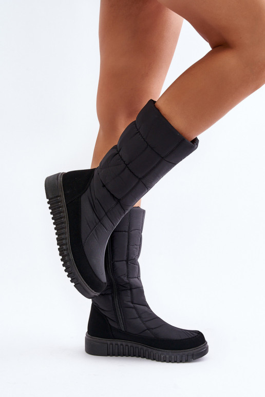 sniego batai Moteriškas Į Pilį Progress PROGJ-24-144 juodos spalvos