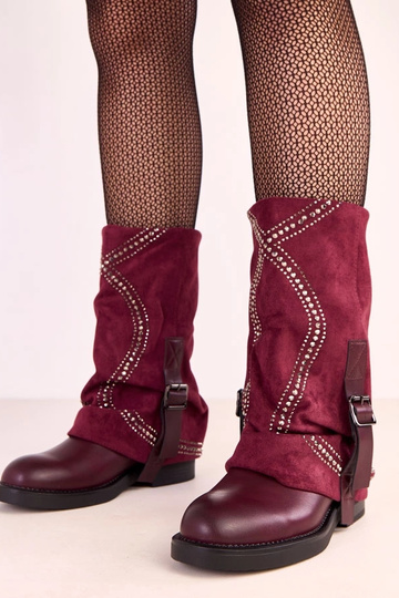 Bordo spalvos aulinukai su...