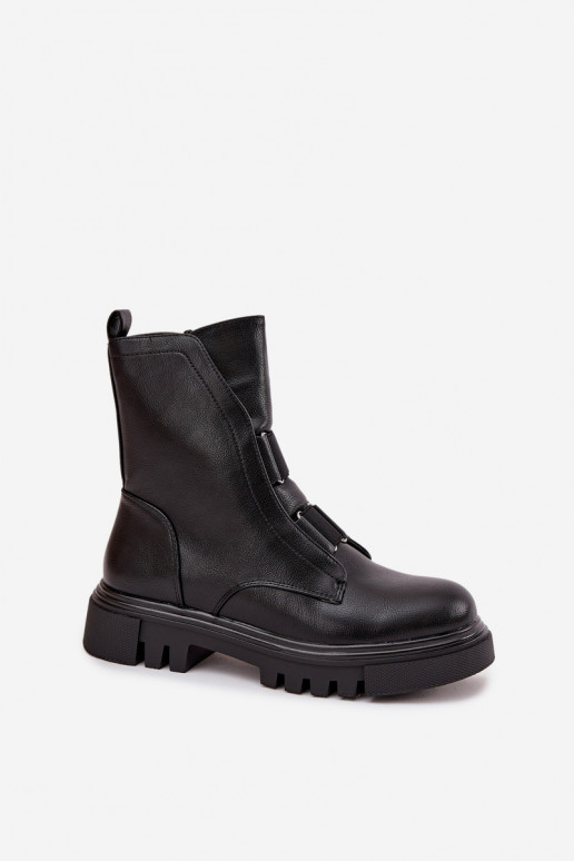 pašiltinti Darbiniai kulkšnies batai Moteriškas Į Pilį Eko Oda juodos spalvos Tai turiilyra pašiltinti Darbiniai kulkšnies batai Moteriškas Į Pilį Eko Oda juodos spalvos Tai turiilyra