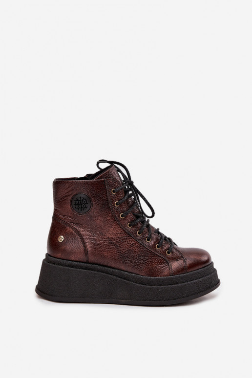 Oda Aulinukai su platforma Tai turiciejka 06309-32 metalo spalvos Brąz