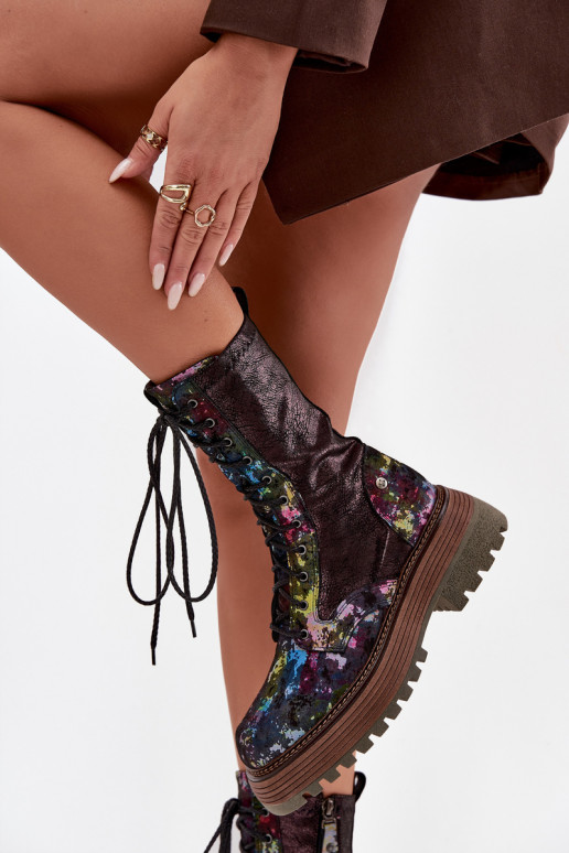 Moteriški aulinukai auliniai batai Tai turiciejka 06203-39 įvairių spalvų