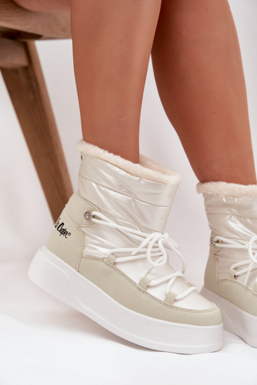 sniego batai Moteriškas su platforma Lee Cooper LCJ-25-03-3815 baltos spalvos sniego batai Moteriškas su platforma Lee Cooper LCJ-25-03-3815 baltos spalvos